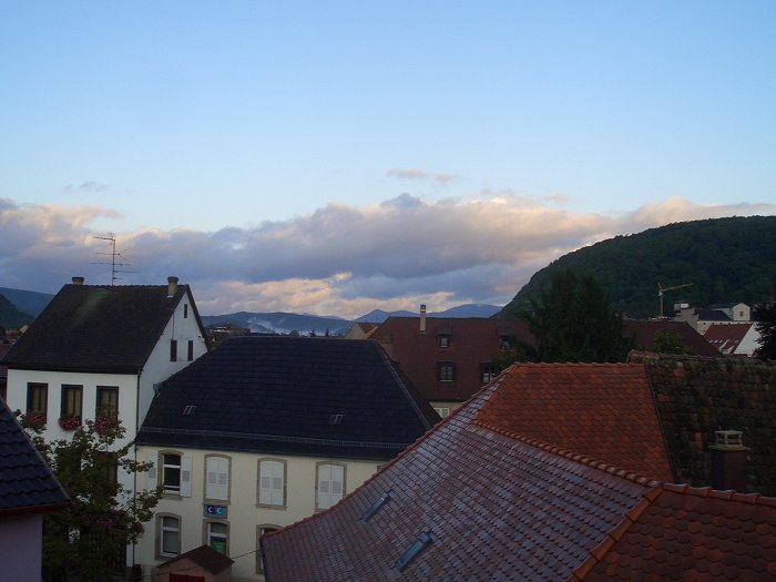Blick aus dem Fenster, was macht das Wetter?
