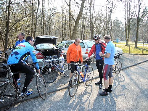 Fertigmachen zur Abfahrt