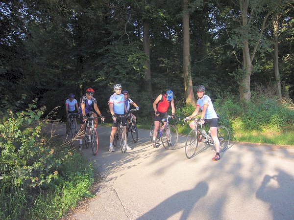 Verschnaufen nach dem Berg