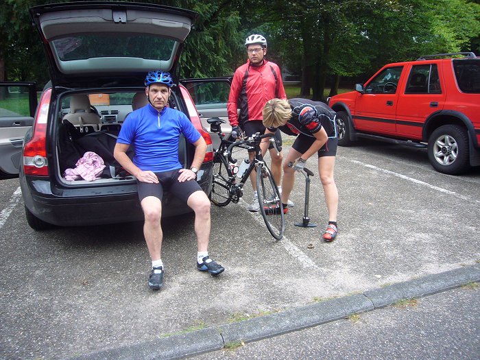 Fertigmachen zum Start