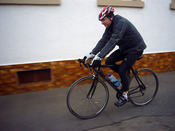 Thorsten in Fahrt