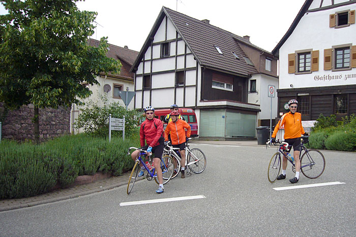Nach der langen Abfahrt ...