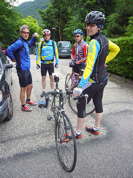 Kurz vor dem Start