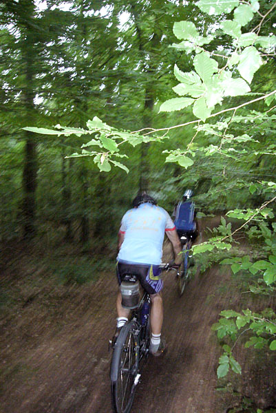 Single Track mit dem Rennrad ;-)