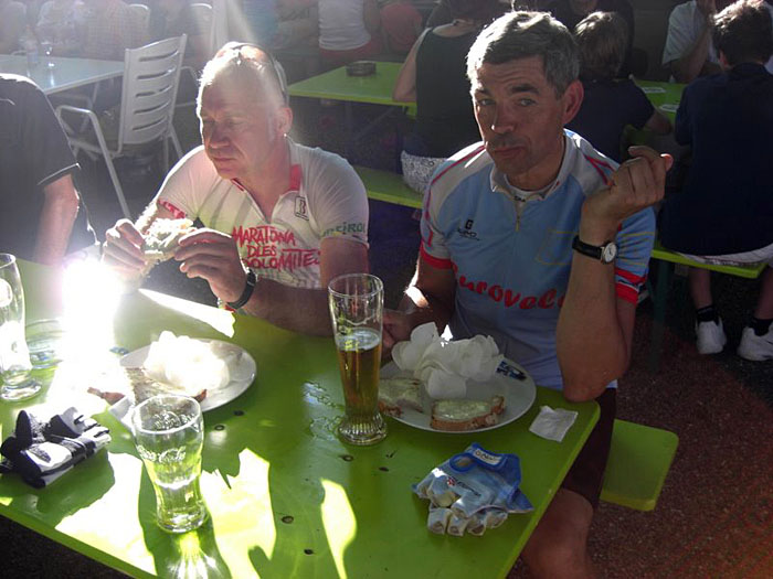 Selbst die Sportgruppe macht mal Pause