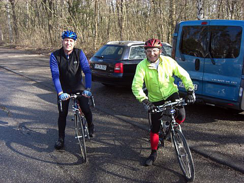 Achim und Hanspeter am Start