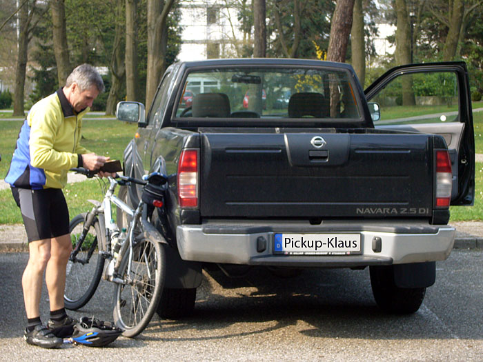 Darum heißt der Klaus Pickup-Klaus ;-)