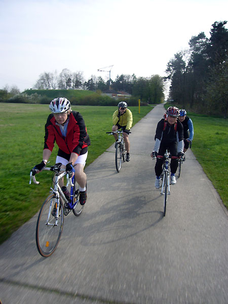 Markus G., Klaus, Michael und Achim