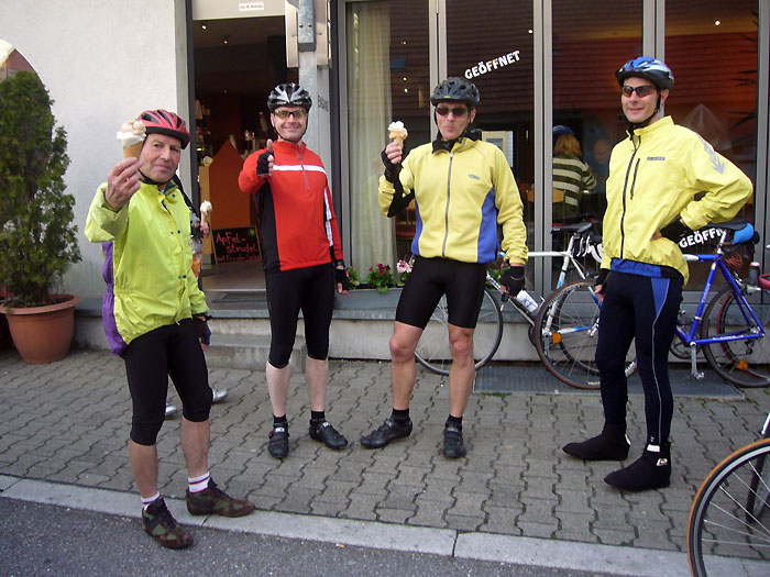 Das erste Eurovelo-Eis 2010!