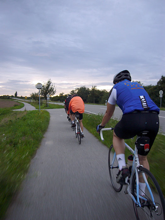Rückweg zum KIT