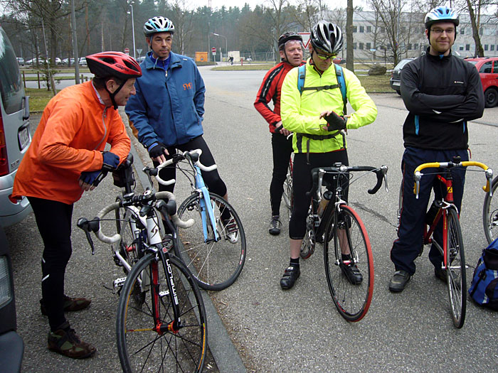 Vorbereitungen zum Start