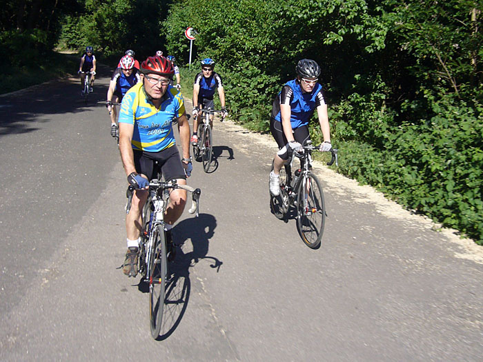 Die Truppe in Fahrt