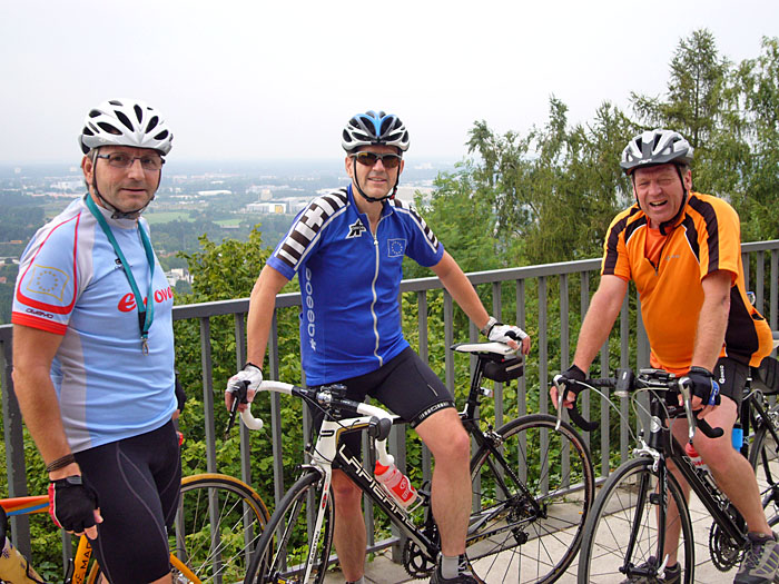 Carlo, Joachim und Albert, letzterer noch etwas am hyperventilieren ;-)