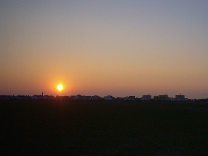 Abendstimmung bei der Rückkehr