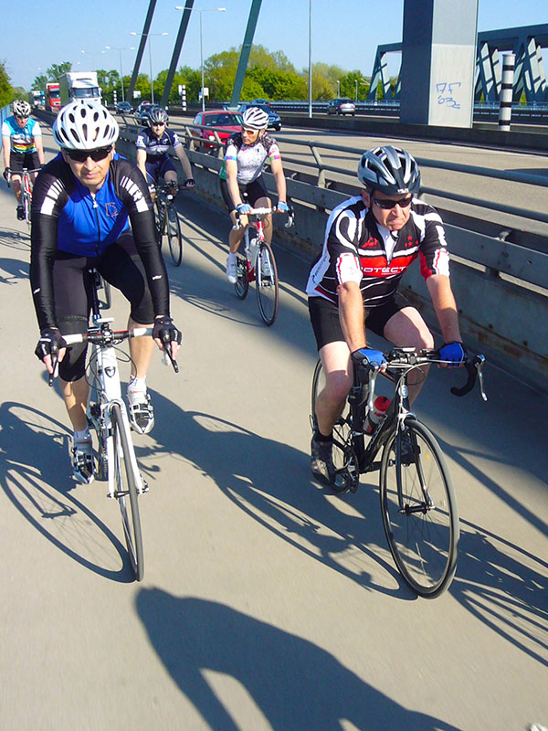 Auf der Rheinbrücke