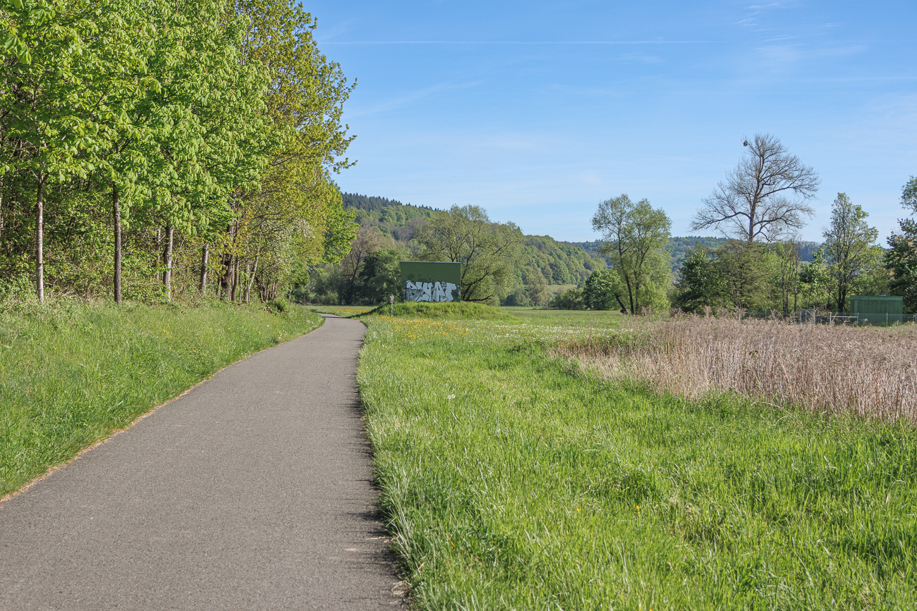 In Blieskastel erreiche ich den Glan-Blies-Radweg