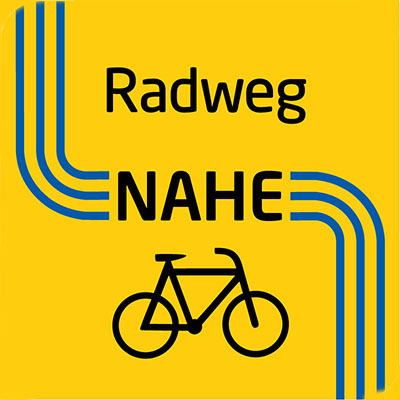 Kennzeichnung des Nahe-Radwegs
