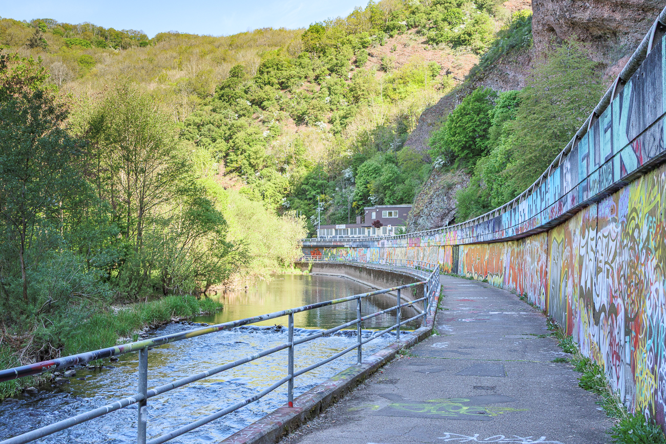 Uferweg nach Idar-Oberstein