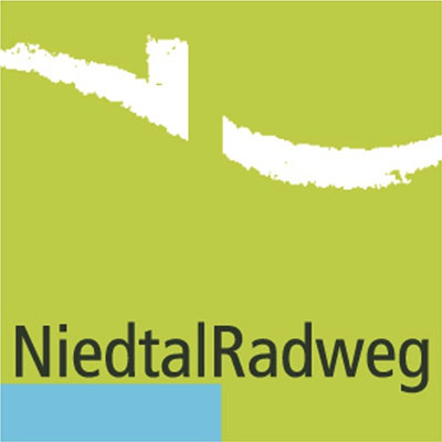 Kennzeichnung des Niedtal-Radwegs