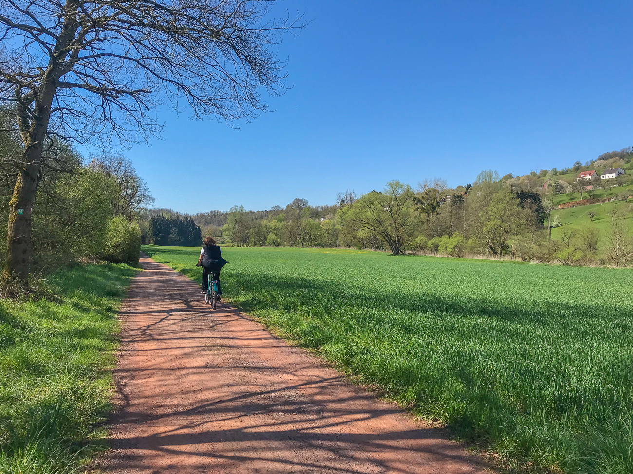 Auf dem Niedtal-Radweg