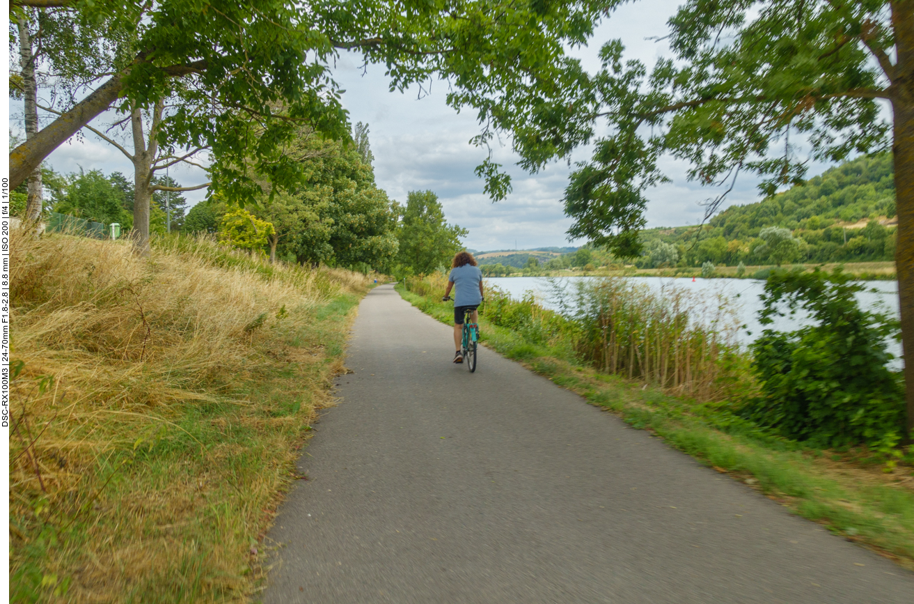 Zun&auml;chst fahren wir ein St&uuml;ck an der Mosel entlang 
