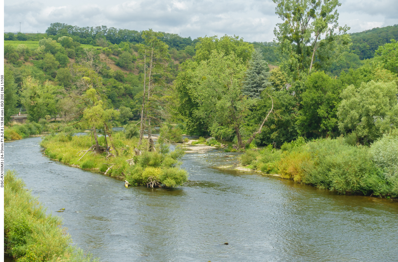 Hier sind wir schon an der Sauer 
