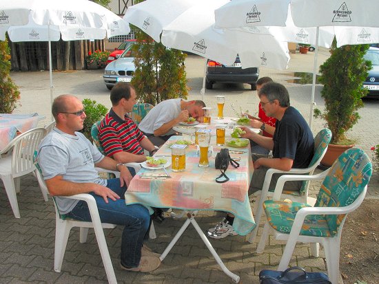 Beim Abendessen möchte man am liebsten einschlafen