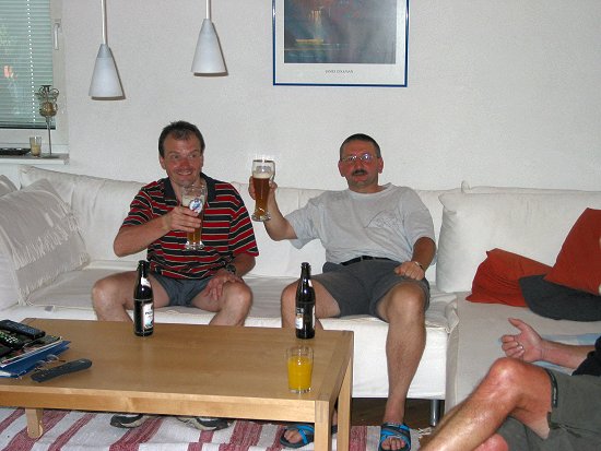 Ein Prost auf die zweite Etappe