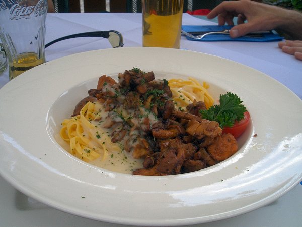 ... mmhh, lecker, Tagliatelle mit Pfifferlingen