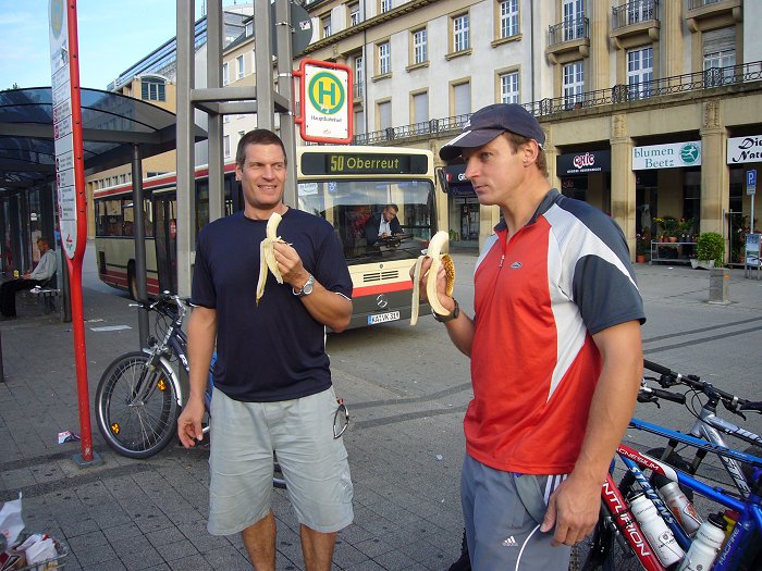 Stärkung für die Straßenbahnfahrt