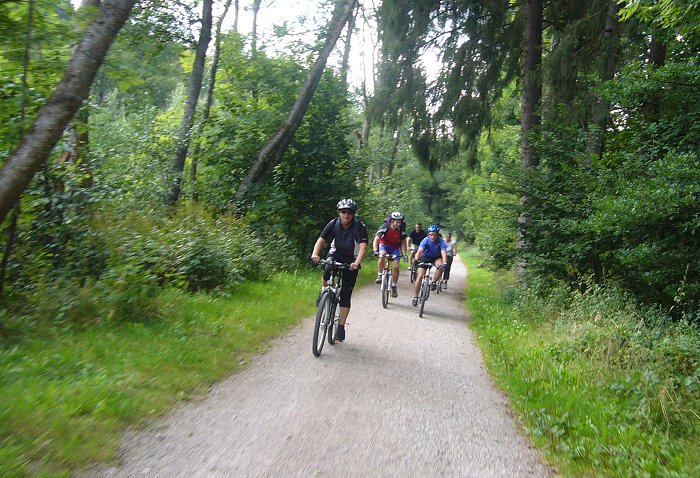 Schöner Weg entlang der Brigach