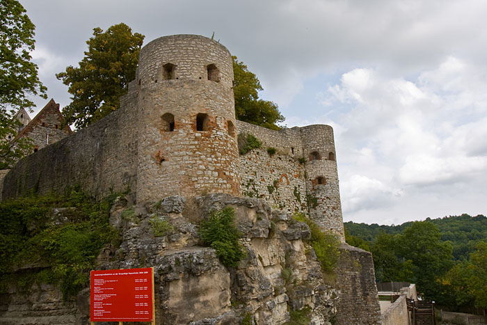 Die über 1000 Jahre alte mittelalterliche Burg Pappenheim