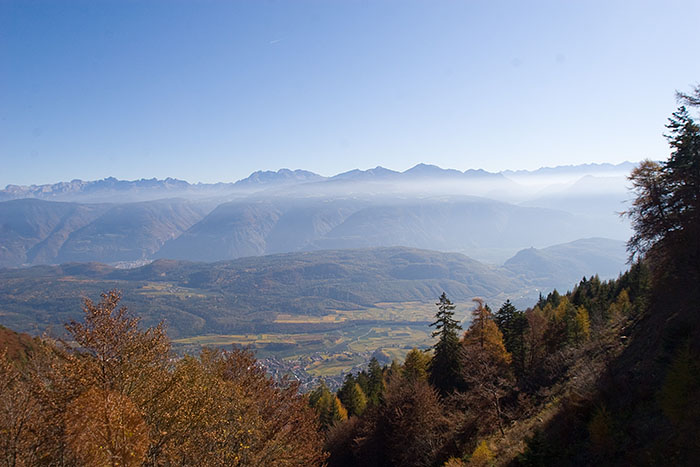 Blick zu den Dolomiten