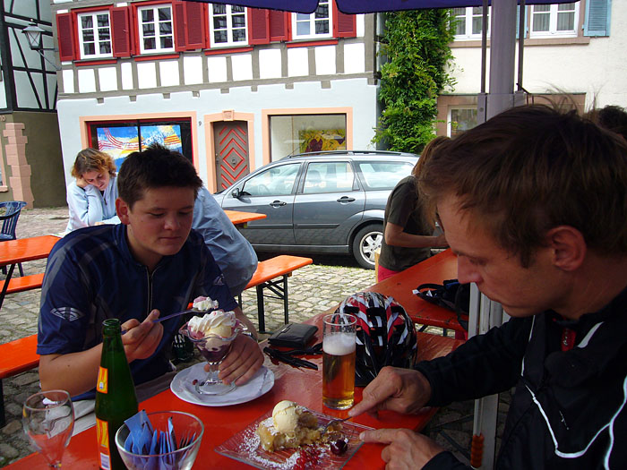Eis und Strudel in Schiltach