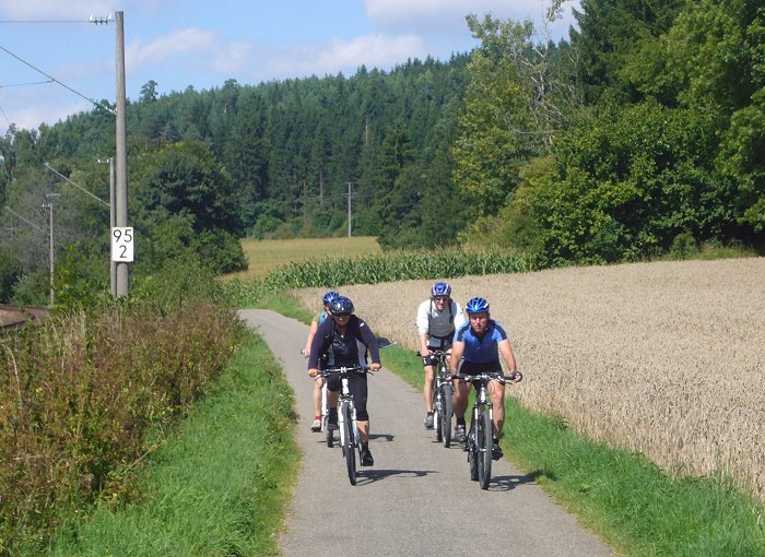 Von Villingen geht es zum Riedsee zurück