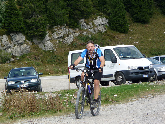 Endlich: Ankunft auf dem Passo Tremalzo