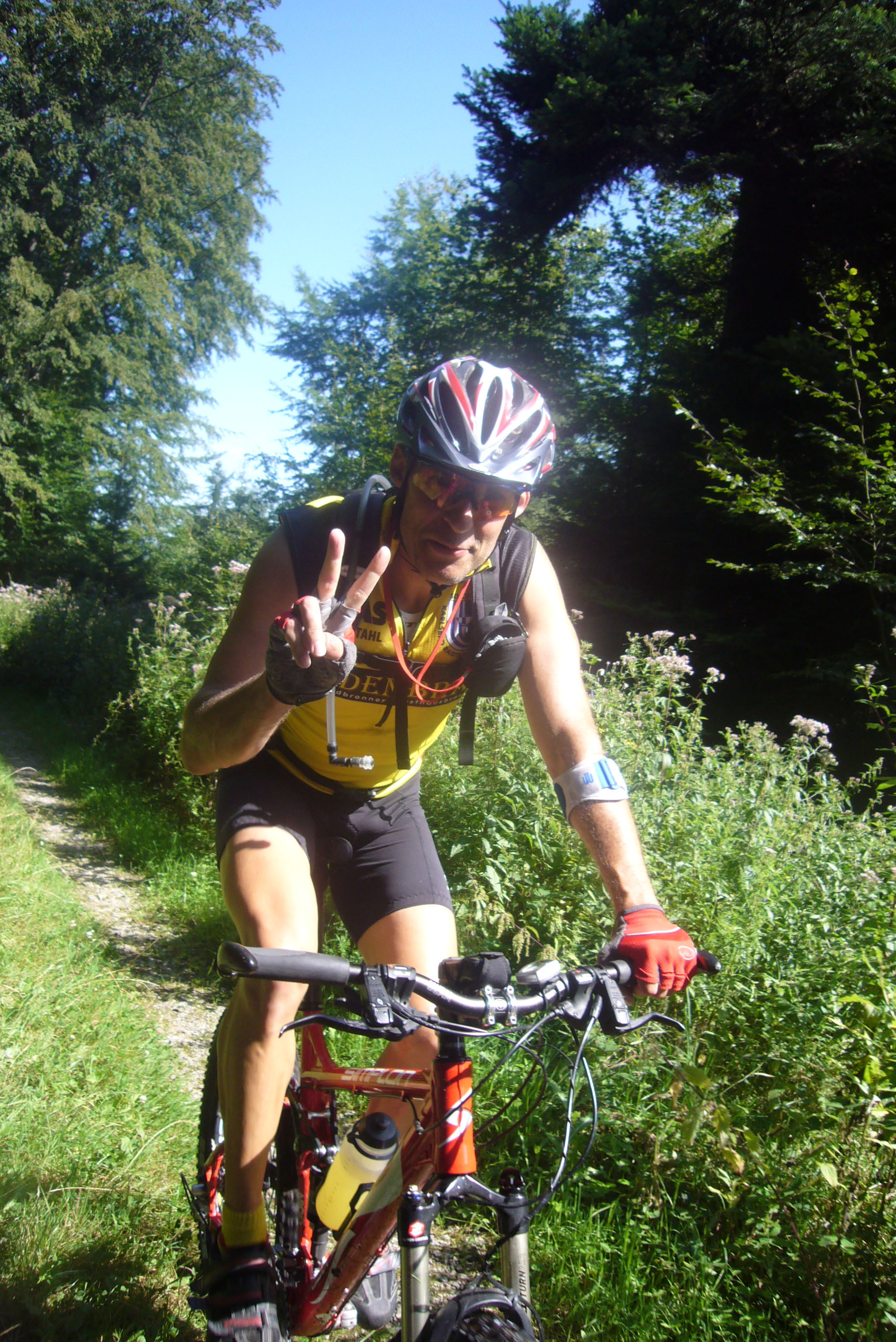 Jörg in Fahrt