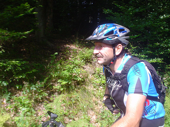 Carlo am Strampeln
