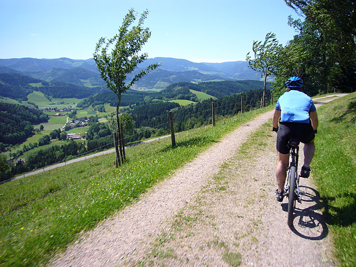 Fahrt ins Tal