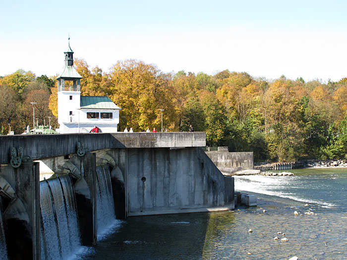 Eines der Lech-Wehre