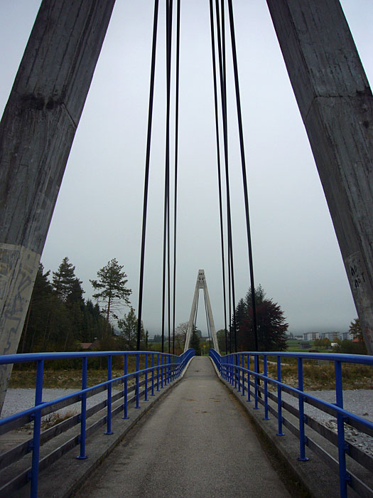 Br&uuml;cke &uuml;ber meinen st&auml;ndigen Begleiter, dem Lech