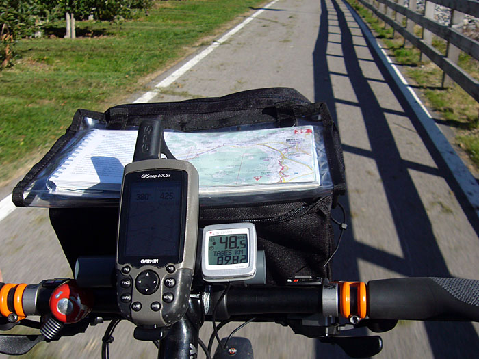 Bergab geht es sogar etwas schneller ;-)