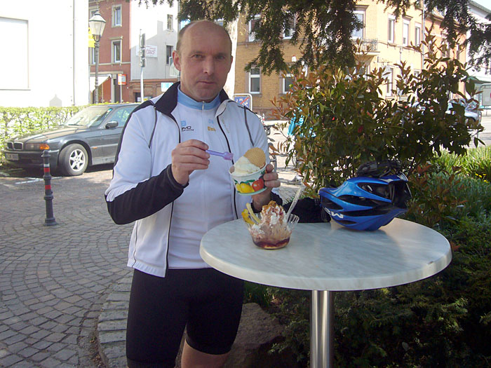 ... und in Ettlingen ein Abschlusseis ;-)