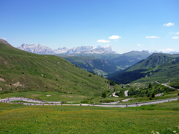 … den nächsten Pass hoch quält