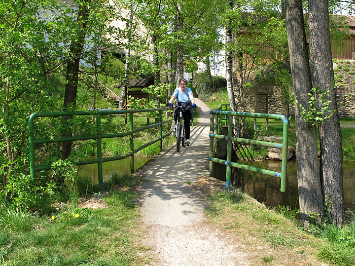 Brücke über die Chamb