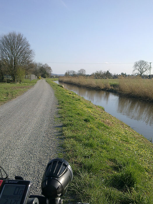 Der Pfinzkanal bei Spöck