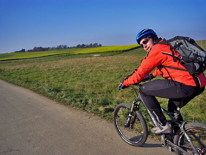 Und wieder bergauf zurück zum Batzenhof