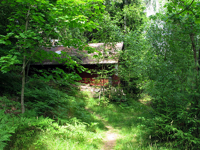 Versteckte Hütte