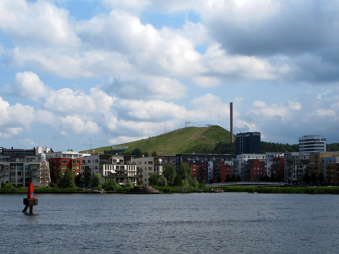 Der Skihügel von Stockholm