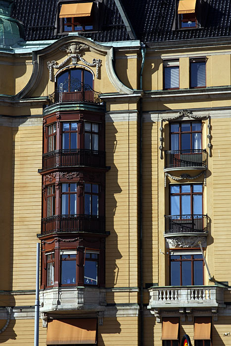 Schöne Fassade